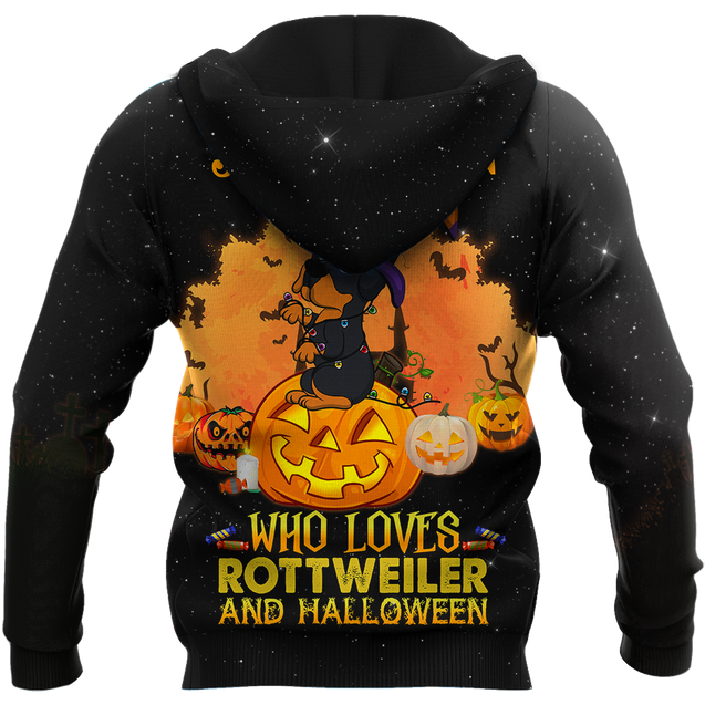 Happy halloween rottweiler hoodie shirt for men and women JJW11092003