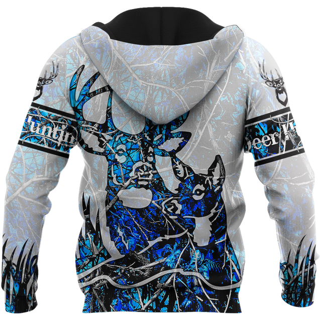 3D All Over Print Deer Hunting Hoodie TN070801