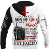 March - Son of God Custome Name 3D All Over Printed Shirts For Men and Women MH141120S3