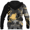 Fenrir Wolf Viking All Over Printed Unisex Deluxe Hoodie ML