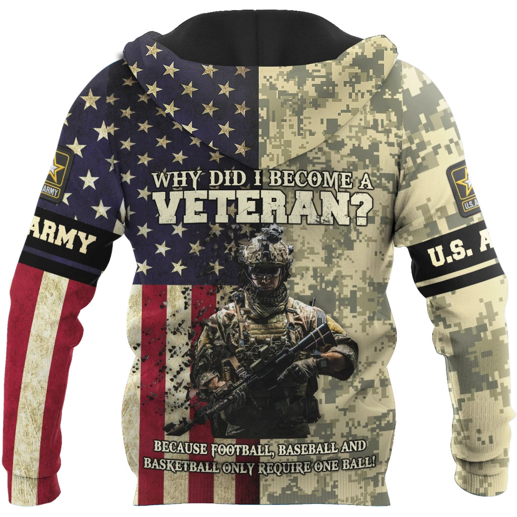 US Army Veteran 3D All Over Printed Shirts For Men and Women DQB16102001ST