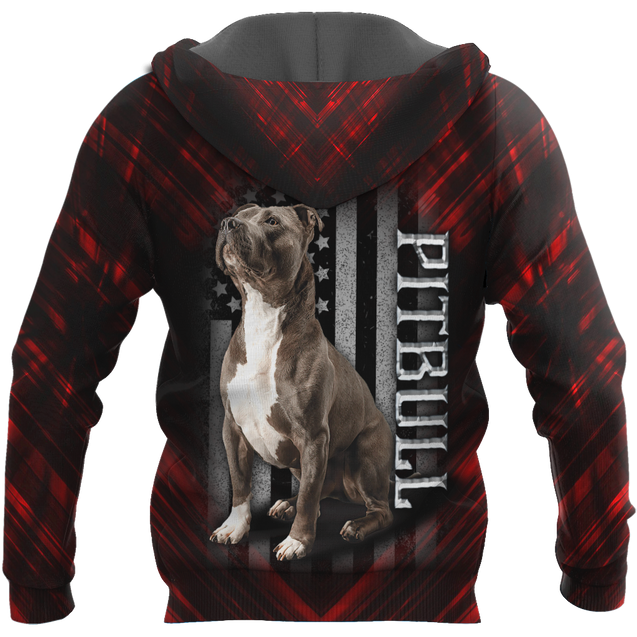 Pitbull 3d hoodie shirt for men and women MH0711202