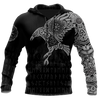 Vikings - The Raven of Odin Tattoo - Amaze Style™-Apparel