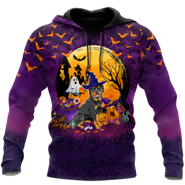 Happy halloween rottweiler hoodie shirt for men and women JJW11092002