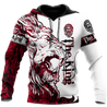 Alpha King Lion Tattoo 3D All Over Printed Combo Hoodie + Sweatpant