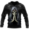 April Guy Skull 3D All Over Printed Unisex Hoodie