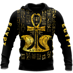 3D All Over Printed Ankh Ancient Egypt Hoodie Clothes MP08082002