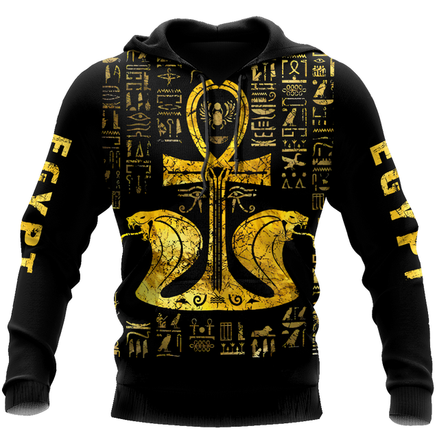 3D All Over Printed Ankh Ancient Egypt Hoodie Clothes MP08082002