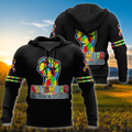Autism dad 3d hoodie shirt for men and women HAC110504-Apparel-HG-Zip hoodie-S-Vibe Cosy™