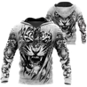 3D Tiger Tattoo Potrait  Over Printed Shirt for Men and Women