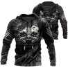 Warrior White Tiger Hoodie Over Printed for Men and Women