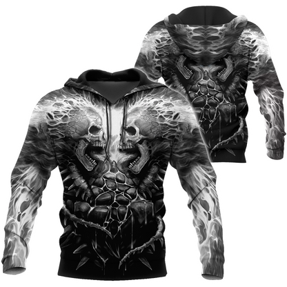 Premium Skull Tattoo 3D All Over Printed Unisex Shirts
