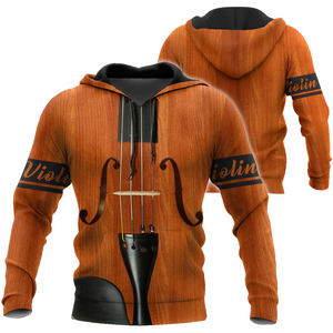 Violin 3D All Over Printed Shirts For Men and Women HAC300703-Apparel-TT-Hoodie-S-Vibe Cosy™