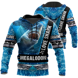 Love Shark 3D All Over Printed Shirts For Men and Women HAC180702-Apparel-TT-Hoodie-S-Vibe Cosy™