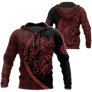 Lion Tattoo Hoodie T Shirt For Men and Women HAC080605-NM-Apparel-NM-Hoodie-S-Vibe Cosy™