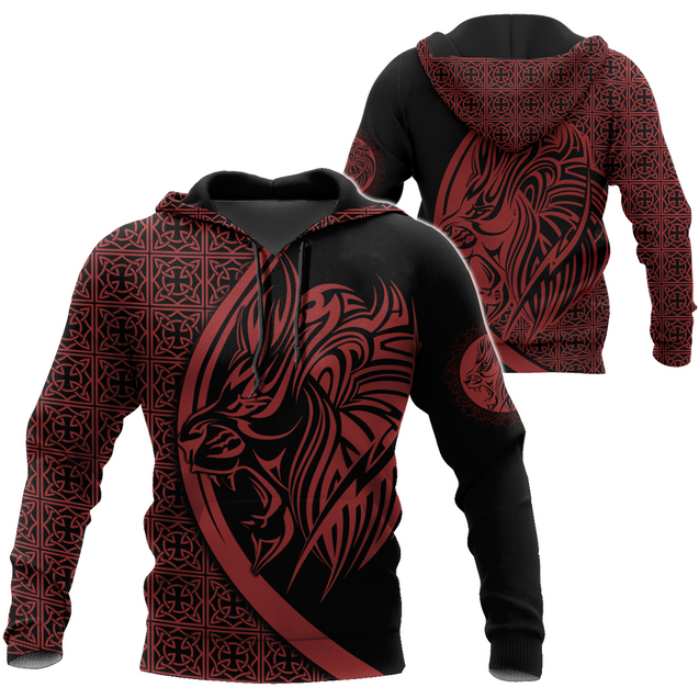 Lion Tattoo Hoodie T Shirt For Men and Women HAC080605-NM-Apparel-NM-Hoodie-S-Vibe Cosy™