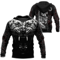 Tattoo White Tiger  3D All Over Printed Unisex Shirts