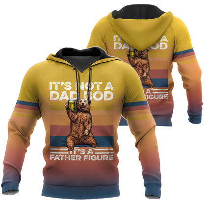 It's not a dad bod, 3d hoodie shirt for men and women ver2 HAC040605-Apparel-HG-Zip hoodie-S-Vibe Cosy™