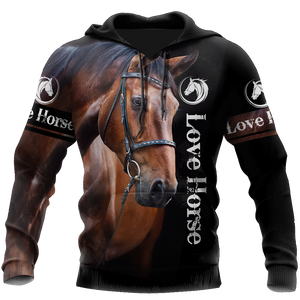 Love Horse 3D All Over Printed Shirts For Men And Women TR2005204 - Amaze Style™-Apparel