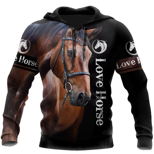 Love Horse 3D All Over Printed Shirts For Men And Women TR2005204 - Amaze Style™-Apparel