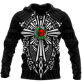 New zealand anzac, lest we forget maori cross tattoo 3d all over printed shirt and short for man and women MH3006201-Apparel-PL8386-Hoodie-S-Vibe Cosy™