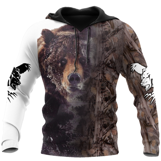 Bear Hunting 3D All Over Printed Shirts For Men