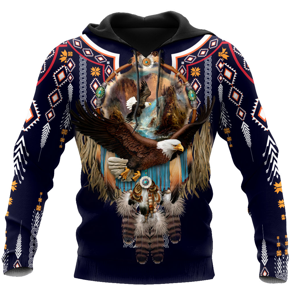 Eagle Fly Dreamcatcher Native American 3D All Over Printed Shirts