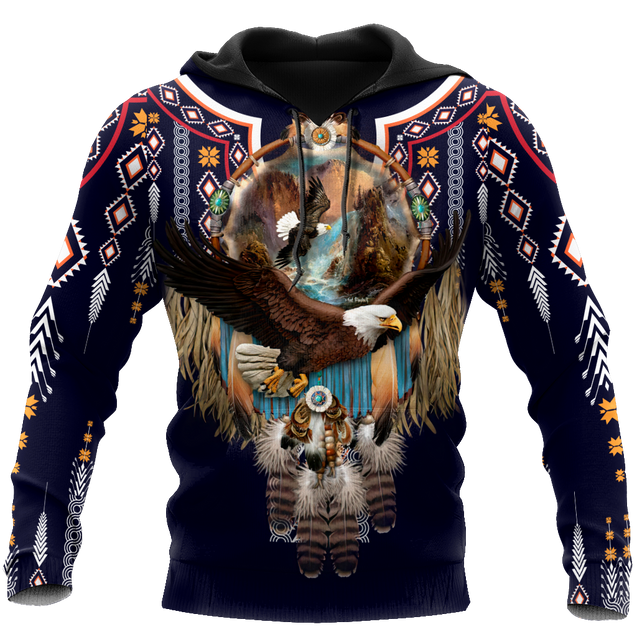 Eagle Fly Dreamcatcher Native American 3D All Over Printed Shirts