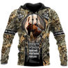 Hunting Labrador 3D Over Printed Unisex Deluxe Hoodie ML