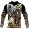 Labrador Hunting 3D Over Printed Unisex Deluxe Hoodie ML