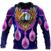 Eagle Purple Dreamcatcher Native American 3D All Over Printed Shirts VP11092002-LAM