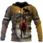 Love Horse 3D All Over Printed Shirts VP09112002XT