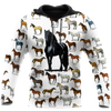 Love Horse 3D All Over Printed Shirts