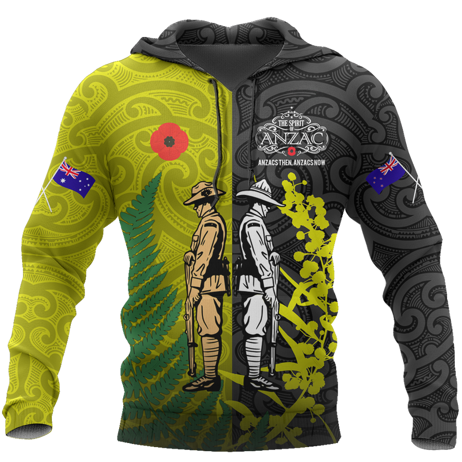 Remembrance day lest we forget Australia and Kiwi Soldier TR030403 - Amaze Style™-Apparel