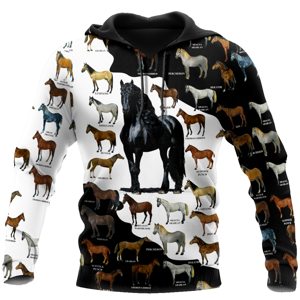 Love Horse 3D All Over Printed Shirts