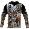 Labrador Hunting 3D Over Printed Unisex Deluxe Hoodie ML