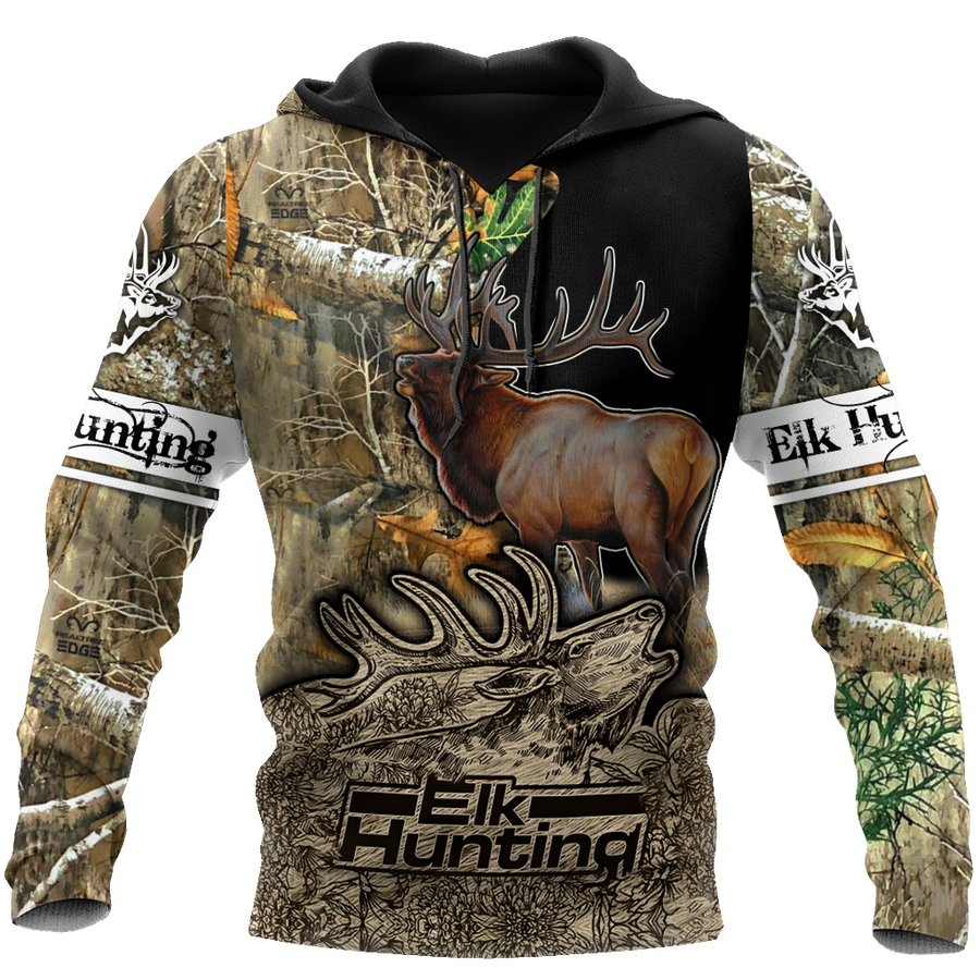 Elk Hunting Legend 3D All Over Print Hoodie VP07102003