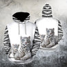 White Tiger Mom And Son Hoodie For Men And Women MH2108201-TQH