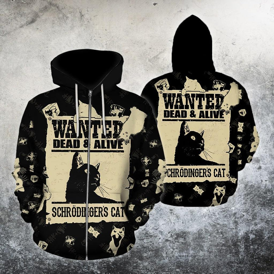 Schrodinger Cat Limited Edition 3D Printed Hoodie for Men and Women-ML