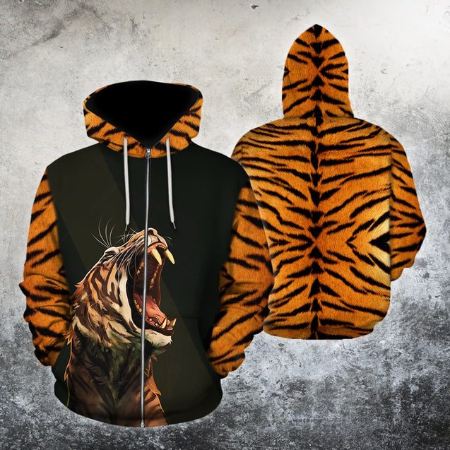 Powerful Screaming Tiger Hoodie For Men And Women MH2008203-TQH