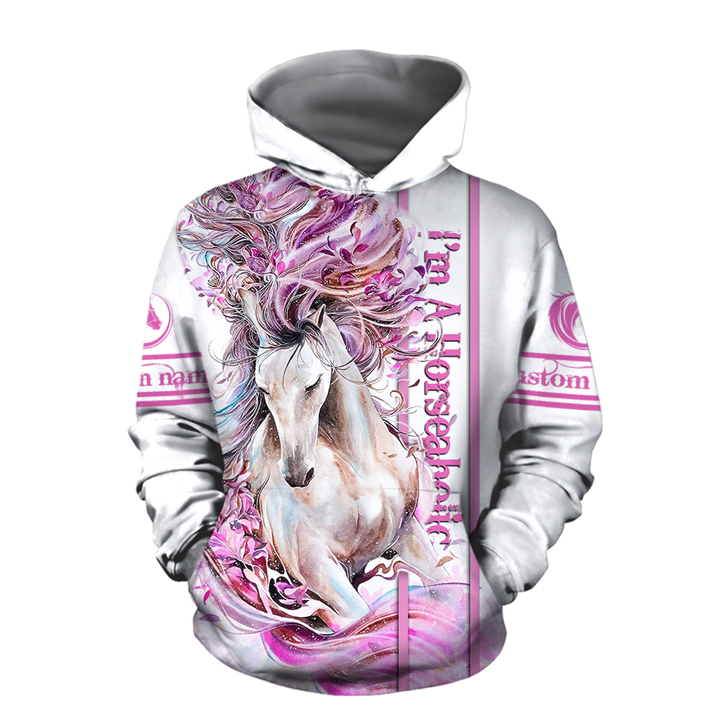 Horse Custom Name 3D All Over Printed Shirts For Men and Women Pi03102001