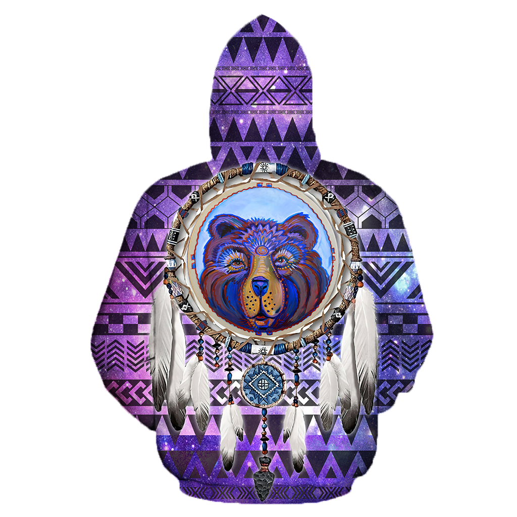 Bear Native American 3D All Over Printed Unisex Shirts