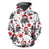 3D Dachshund Xmas Pattern Unisex Hoodie TR3010204