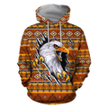 Eagle Native American Hoodie 3D All Over Printed Shirts TR0409202-LAM