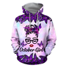 October Girl Butterflies Combo Legging Hoodie