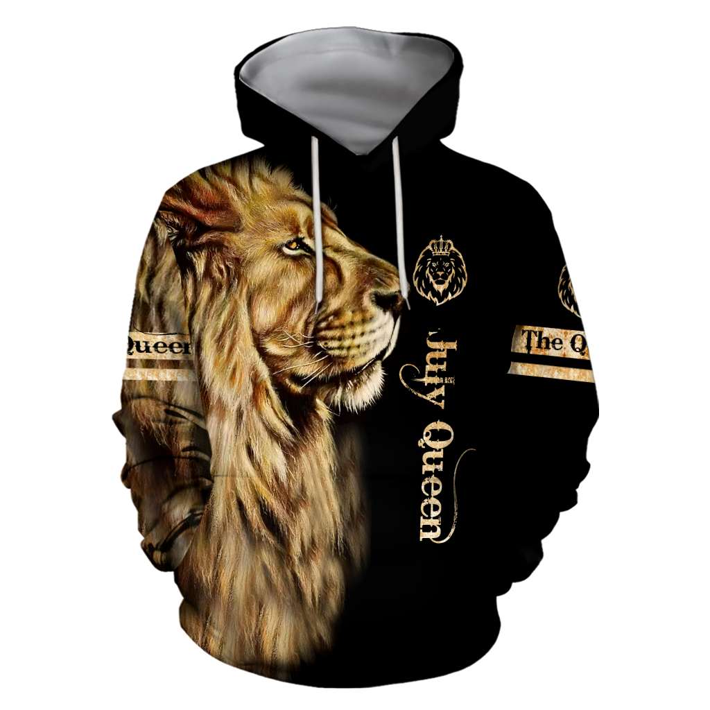 July Lion Queen 3D All Over Printed Shirt for Women