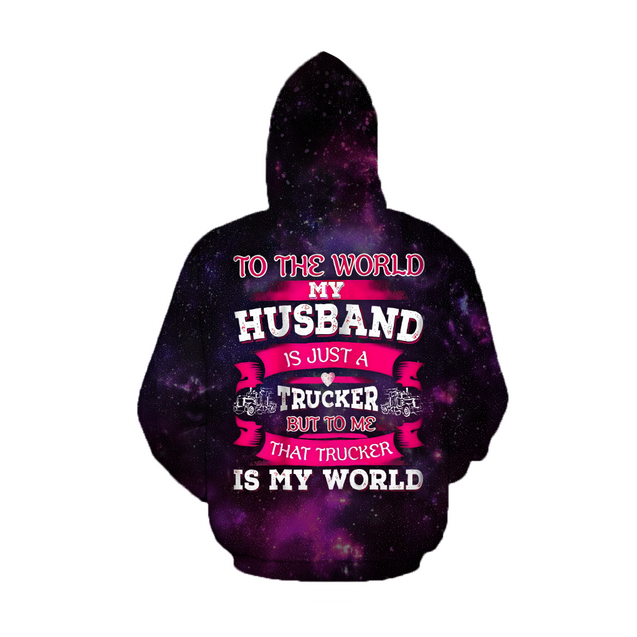 All Over Printed Trucker Wife Hoodie HHT08092019-MEI