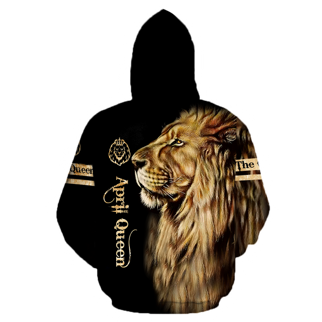 April Lion Queen 3D All Over Printed Shirt for Women