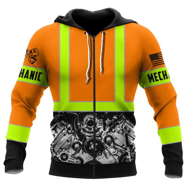 Mechanic Not For The Weak 3D All Over Printed Hoodie For Men and Women Pi10102004