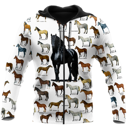 Love Horse 3D All Over Printed Shirts